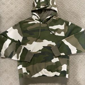 Nike men camo Logo Heavy Fleece Hoodie size S